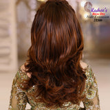Synthetic Blow Dry Choco Brown Hair Extension
