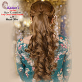 Hazel Long Curly Layered Ponytail Catcher Extension