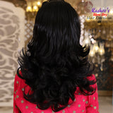 Synthetic Blow Dry Natural Black Hair Extension