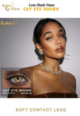 Kashees Lens Cat Eye Brown