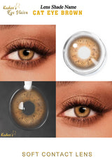 Kashees Lens Cat Eye Brown