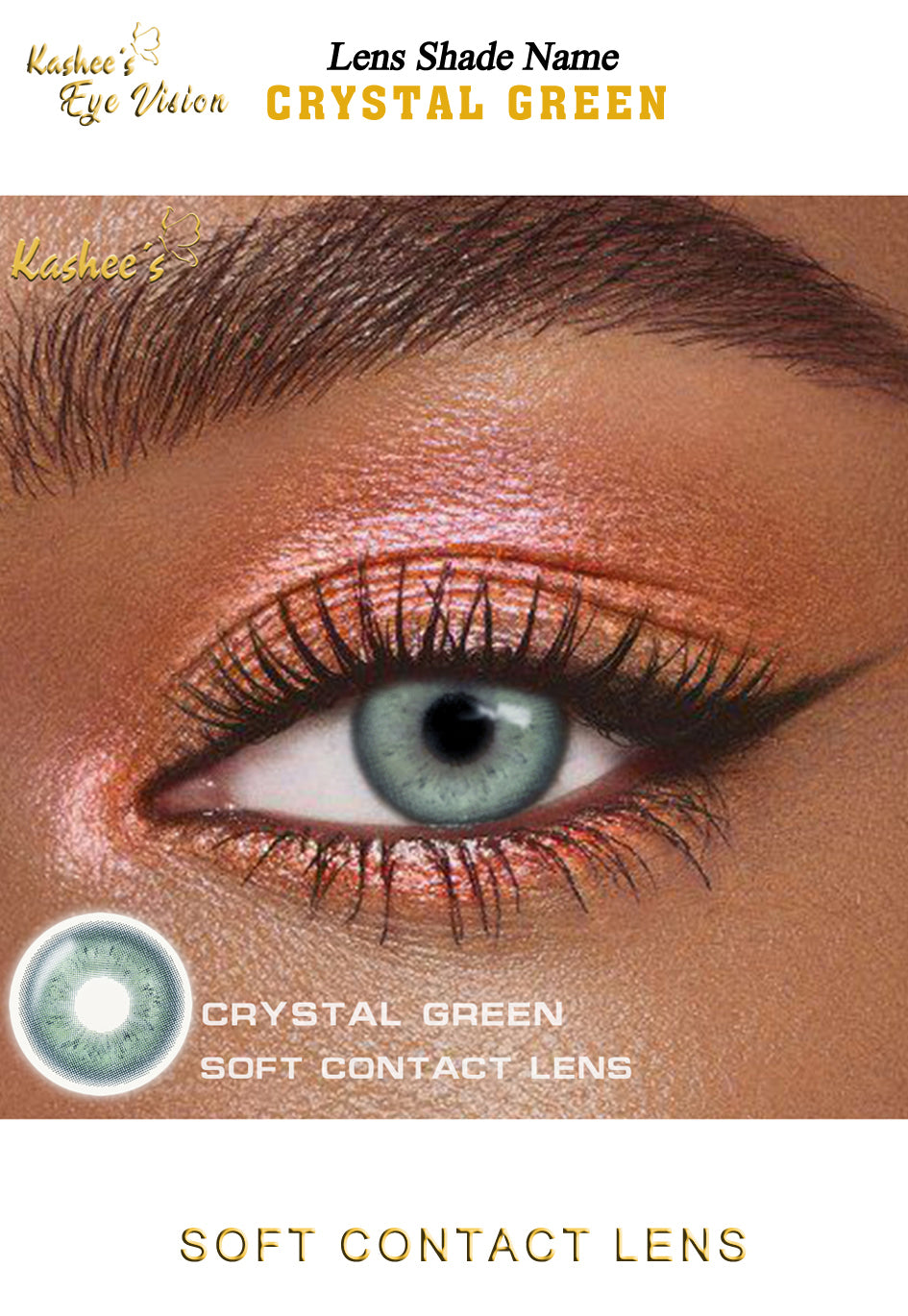 Kashees Lens Crystal Green