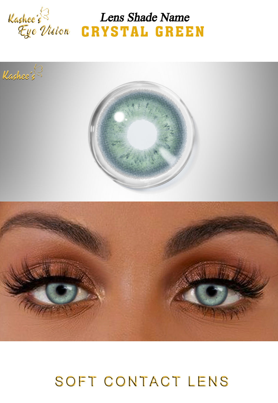 Kashees Lens Crystal Green