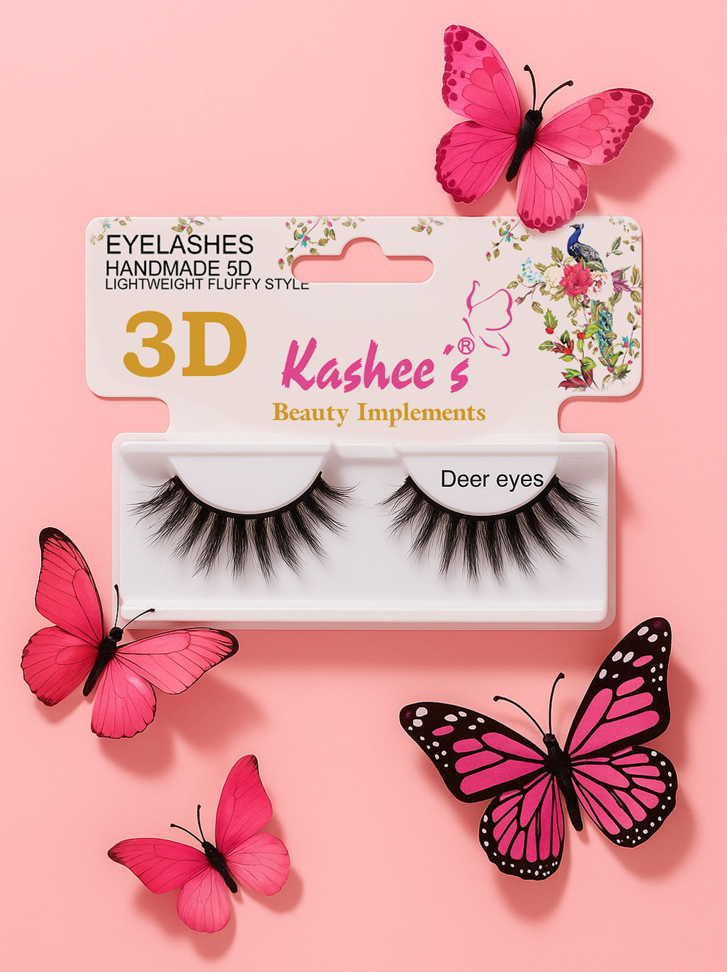Kashees Handmade Deer Eyes 3D Eyelashes