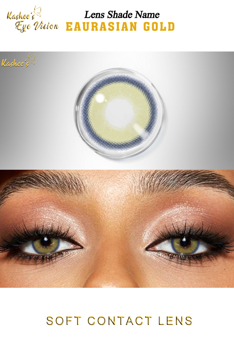 Kashees Lens Eurasian Gold