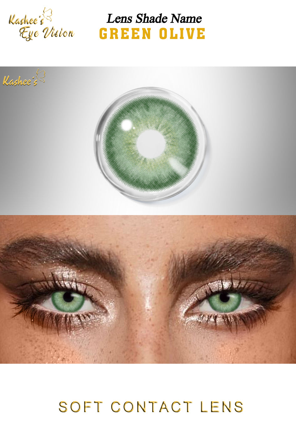 Kashees Lens Green Olive