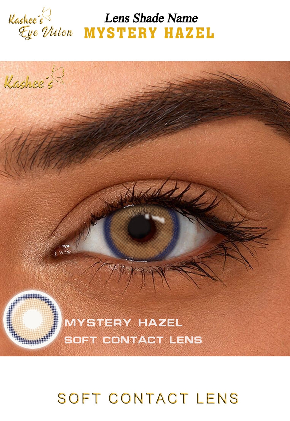 Kashees Lens Mystery Hazel