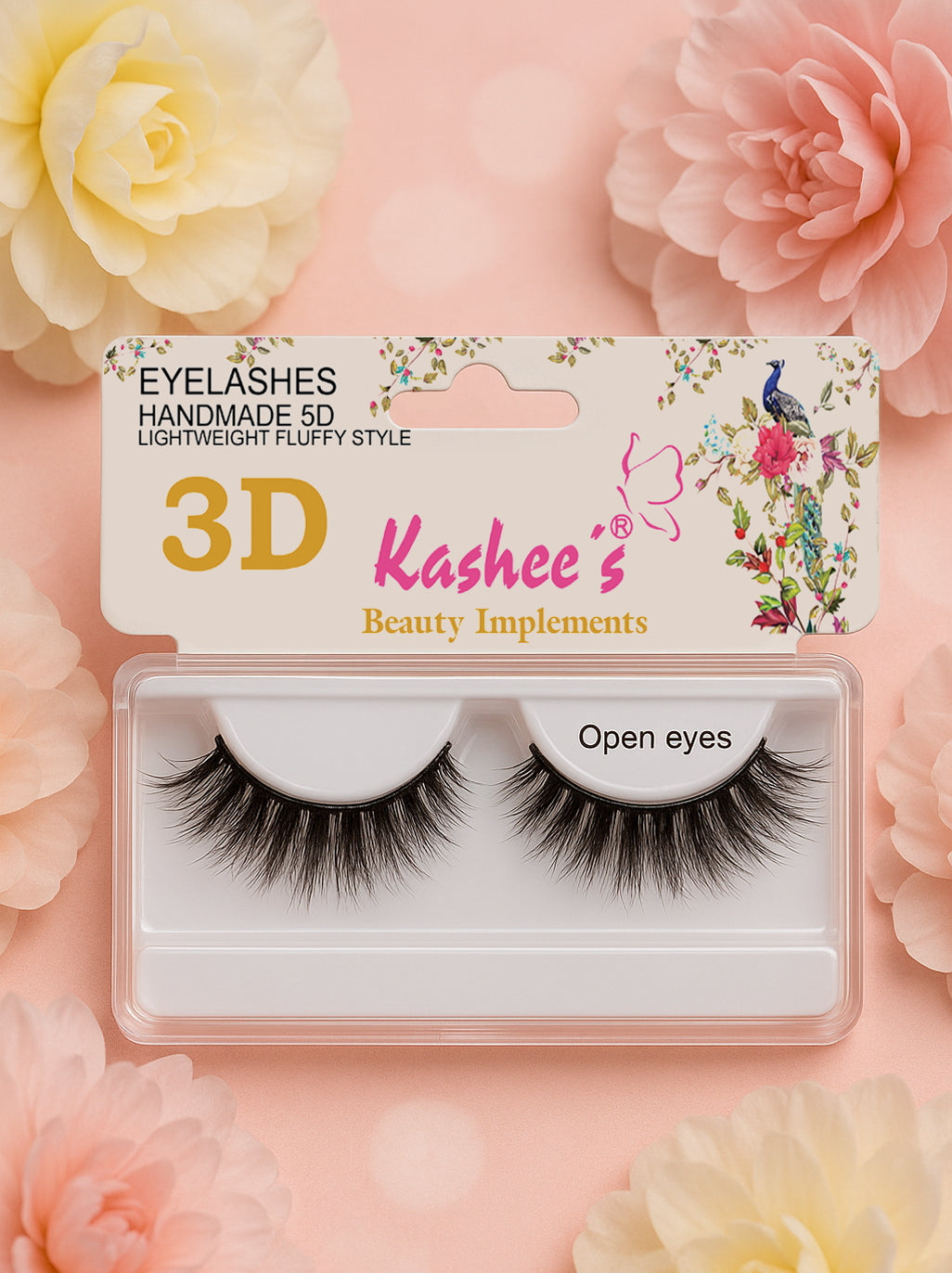 Kashees Handmade Open Eyes 3D Eyelashes