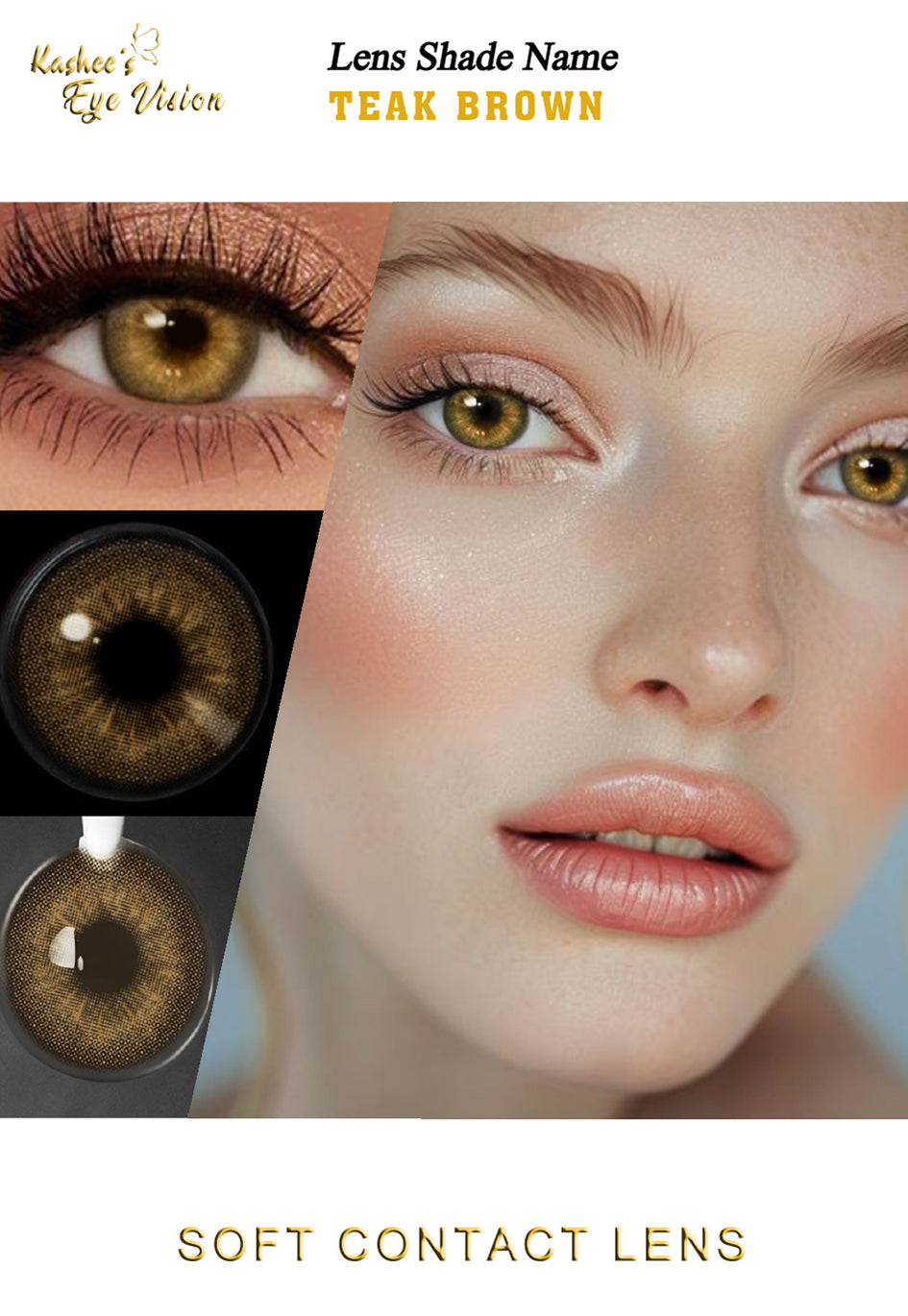 Kashees Lens Teak Brown