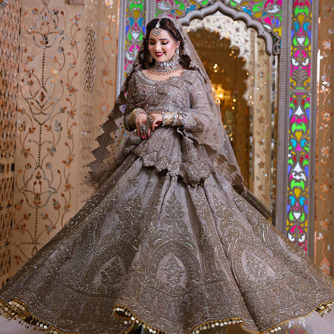 Floor Length Pakistani Bridal Dress Sacramento California Bridal Dress For  Walima